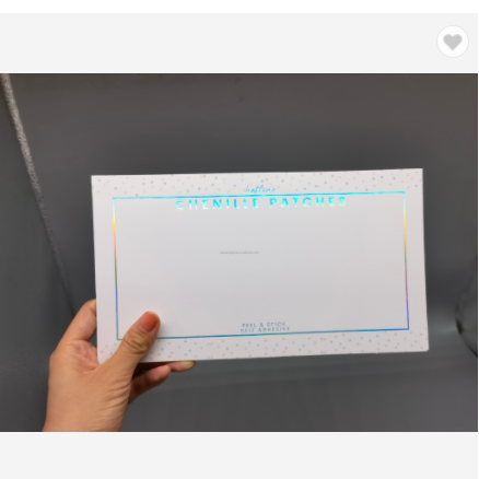 customized Holographic paper card card thank you cards with gold foil logo / 2