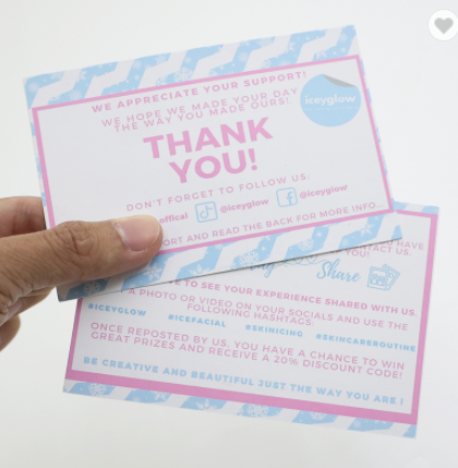 wholesale small business thank you cards for jewelry / 3