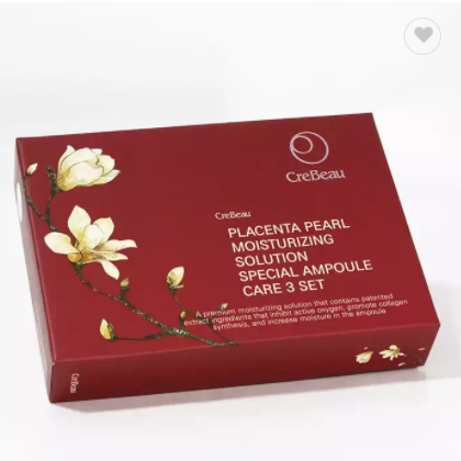 Wholesale Factory price Custom Luxury Paperboard Paper box Cosmetic set SKIN CARE packaging box with / 2