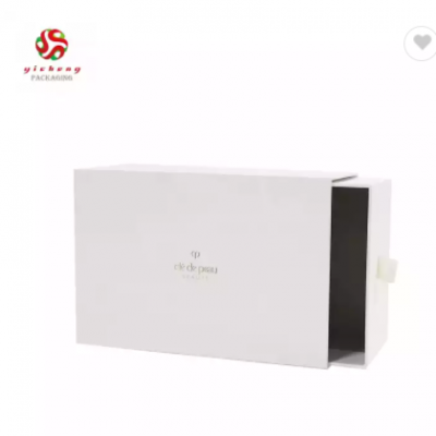 Wholesale Custom Logo Rigid Sliding Out Gift Face Cream Paper Box Packaging Drawer Slide Box With In