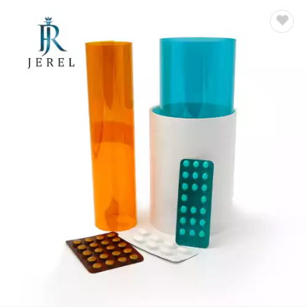 JEREL Plastic Blister Packing Film, Pharma-grade PVC/PVDC Coated Film, Rigid PVC Film For Blister Pa / 2