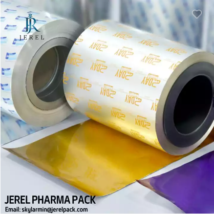 JEREL lacuqered pill blister packaging pharmaceutical foil / 3