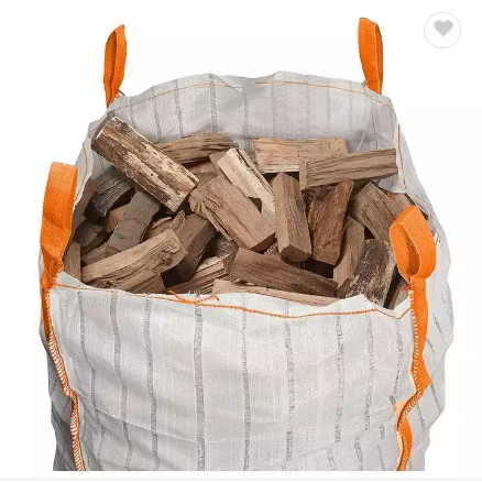 Wholesale Ventilated Mesh jumbo Big Bag PP Rafia for Wood Timber Packaging Transporting / 3