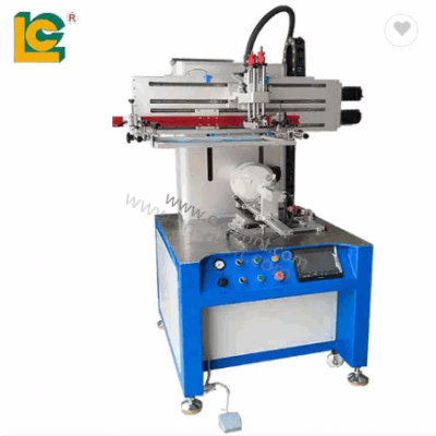 Hot selling multicolor automatic glass plastic bottle paper cup silk screen printing machine price f