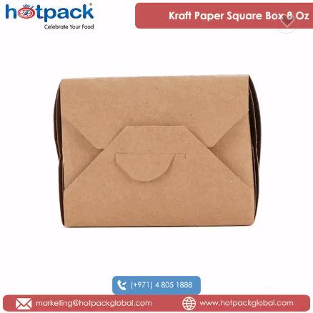 Global Supplier and Exporter of 300 GSM Thickness Kraft Paper Square Box for Wholesale Buyers / 3