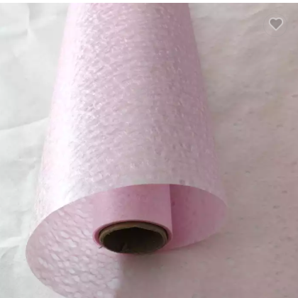 pink 40gsm 60cm x 5m mixed pulp eco friendly specialty bopp film laminated water proof flower wrappi / 2