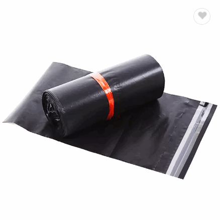 Black Plastic Transport Waterproof Wear-resistant Customized Logo Express Self-sealed Envelope Bags / 2