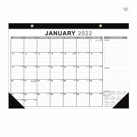 2022 calendar custom Desk calendar wall calendar daily planner / 2