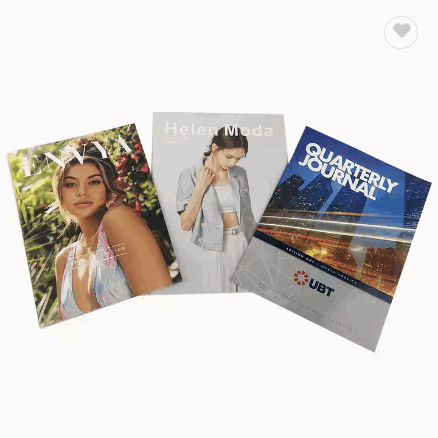 Customize OEM A4 Size Good Quality softcover book magazine printing / 2