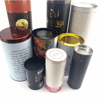 Wholesale Custom Fancy Logo Printed Kraft Paper Tube/Paper Tube Packaging / 3