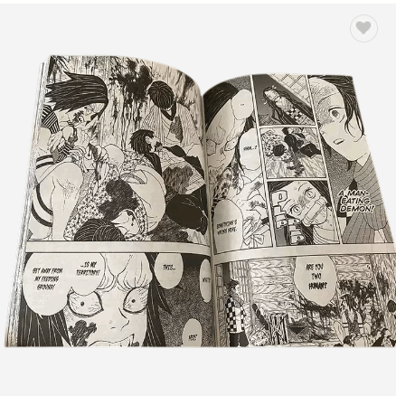 Full color hardcover or softcover anime book manga comic children reading books custom printing serv / 6