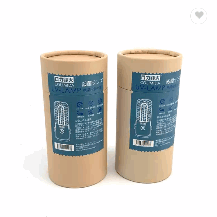 Custom Eco Friendly Cajas De Embalaje Green Paper Tubes Tea Box Bag Packaging Kraft Bath Tea Cylinde / 3