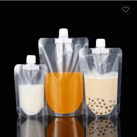 Custom Printed Black Zip Lock Foil Plastic Transparent Window Food Milk Packaging Bolsa Stand Up Pou / 2