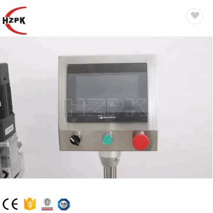 HZPK full automatic vial plastic bottle cap screwing machines for spray caps / 3