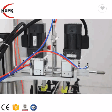 HZPK full automatic vial plastic bottle cap screwing machines for spray caps / 5