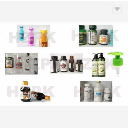 HZPK automatic 30ml vial plastic glass water perfume pet bottle screw cap press sealing closing pack / 5