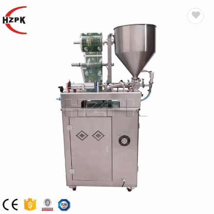 HZPK automatic piston honey cosmetic cream equipment filling multi-function packaging machine small  / 3