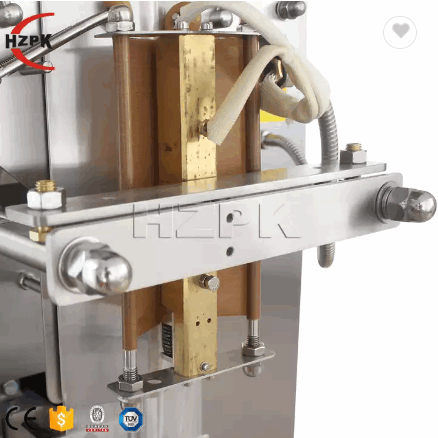 hzpk automatic juice bag liquid water sachet filler pouch vertical form fill seal packing machines / 3