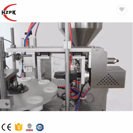 HZPK Semi-automatic plastic composite tube filling and sealing machine for Cosmetics, daily necessit / 5