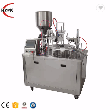 HZPK Semi-automatic plastic composite tube filling and sealing machine for Cosmetics, daily necessit / 2