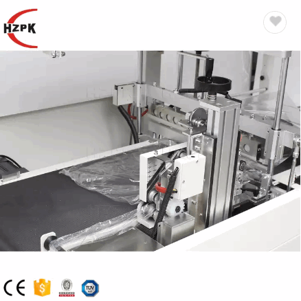 hzpk automatic bottles box carton textbook paper film heat sealing cutting thermal shrink tunnel wra / 5