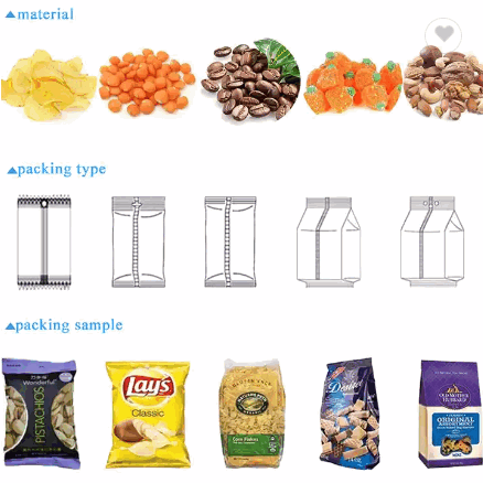 304SS nuts seeds weighing peanut packing machine automatic chocolate packing machine / 4