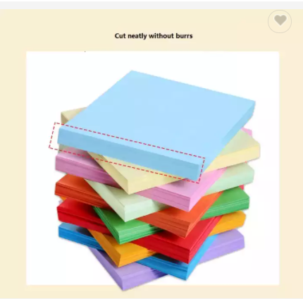 hot sales Premium Quality A 4 Copy Paper 70 gsm 75 gsm 80 gsm10 color handmade paper origami / 3