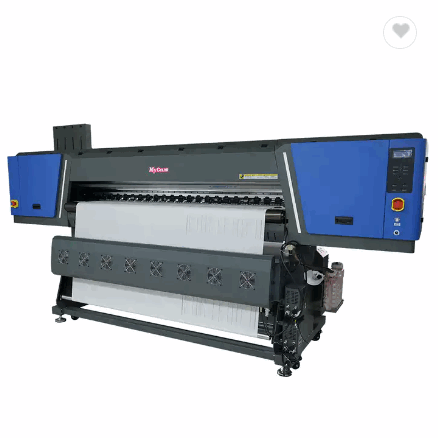 Roll to Roll 1.8 meters high speed digital textile printer with 8 Eps I3200 Sublimation printers for / 3