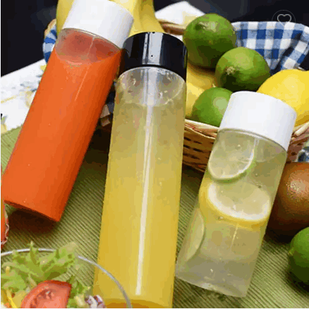 Disposable tea juce bottle with cap / 3