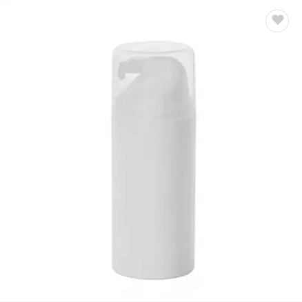 stock 50ml white cosmetic airless pump bottle / 3