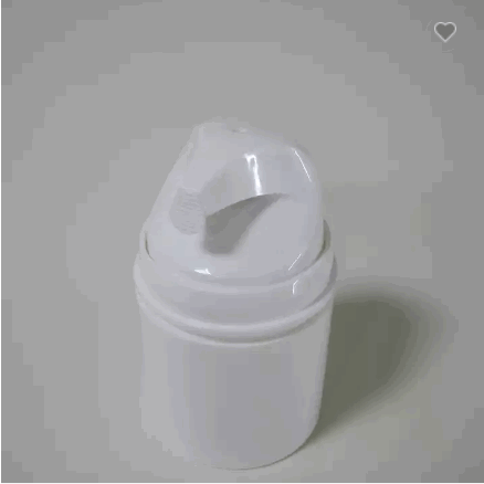 stock 50ml white cosmetic airless pump bottle / 4