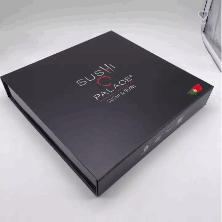 Customized Logo Printing Food Grade Paper Box Sushi Takeaway Box Free Samples / 5