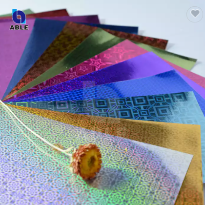 Metallized Holographic Paper for DIY Handcraft / 2