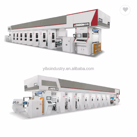 ELS-400 High Speed Electronica Line Shaft Rotogravure /gravure Plastic Film Roll Printing Machine / 6