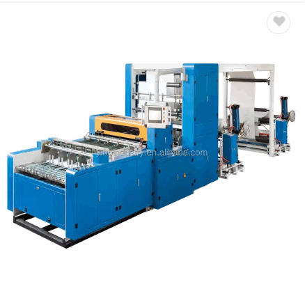 jumbo roll A4 paper cutting machine with automatic packing machine / 4