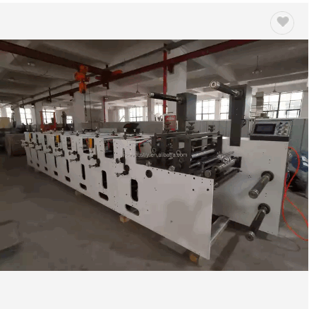 Used Die Cutting UV Dryer Flexographic Printer Flexo Graphic Printing machine / 2