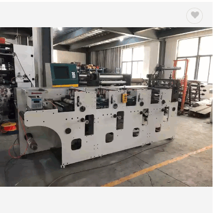 unit type Letterpress Plate with die cutting and slitting unit narrow label flexo printing machine / 6