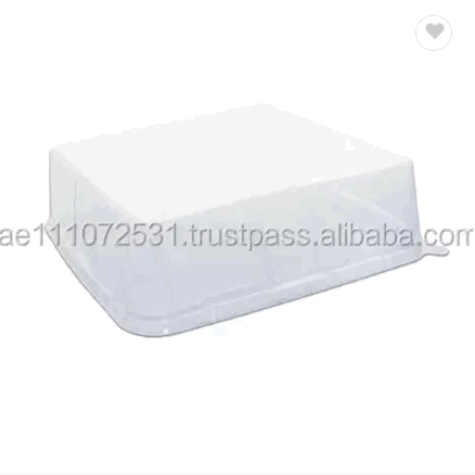 Al Bayader Disposable plastic Cake packaging Containers with Lid / 6