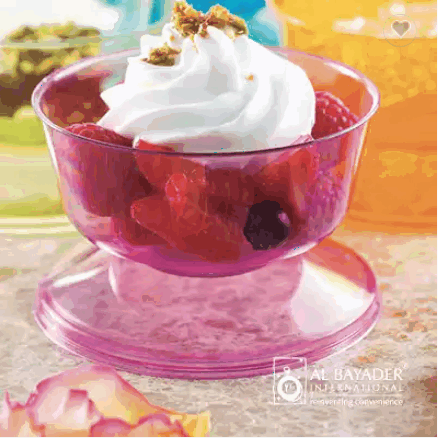 Al Bayader Plastic mousse dessert cups / 2