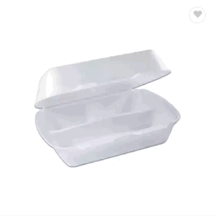 Al Bayader Foam Container With Hinged Lid, Carryout Food Disposable Snack Containers / 5