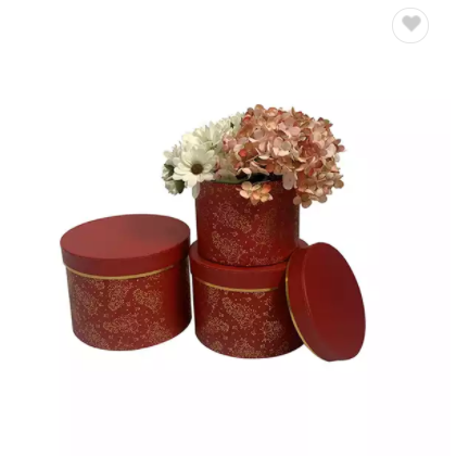 round tube floral arrangement gift box wholesale paper packaging preserved soap roses bouquets cajas / 2