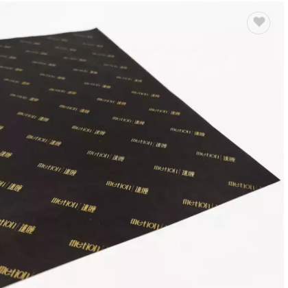 Custom Tissue Paper Gold Foil Printed Logo for Shoes Clothes Packaging and Wrapping / 3