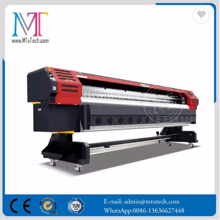 Roll to Roll Poster digital flex banner printing material Konica 512i printer / 6