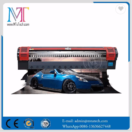 Roll to Roll Poster digital flex banner printing material Konica 512i printer / 4