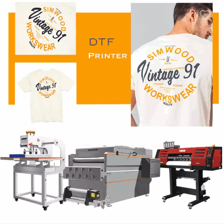 Professional Supplier MT Versatile 60cm dtf t-shirt printing printer machine digital dtf printer for / 2