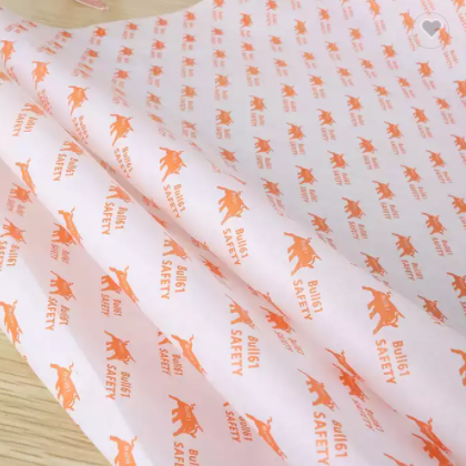 Custom Brand Logo Printing Gift Wrapping Tissue Paper Clothes Tissue Wrapping Paper for Packing / 3