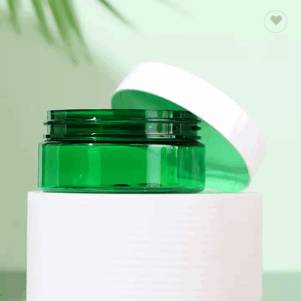 Sustainable Recycled Post-consumer PRC PET Plastic Jars PET Cosmetic Jar For Face Cream CC Cream / 2