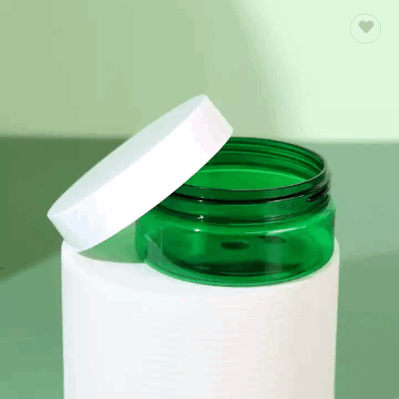 Sustainable Recycled Post-consumer PRC PET Plastic Jars PET Cosmetic Jar For Face Cream CC Cream / 1