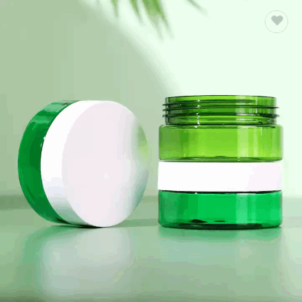 Sustainable Recycled Post-consumer PRC PET Plastic Jars PET Cosmetic Jar For Face Cream CC Cream / 4