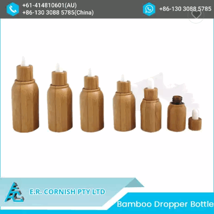 Hot Sale Unique Luxury Bamboo Dropper Bottle Eyelash Serum Essential Oil Bamboo Bottle With Dropper / 4